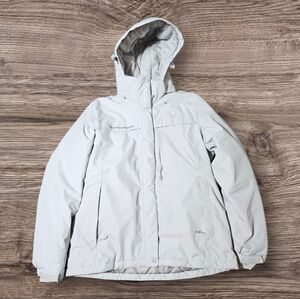 CAMEL CROWN Parka Hooded Jacket Full Zip Womens Medium Windbreaker Fleece Lined